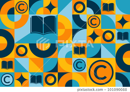 World Book and Copyright Day. April 23. Seamless geometric pattern. Template for background, banner World Book and Copyright Day. April 23. Seamless geometric pattern. Template for background, banner 101090088