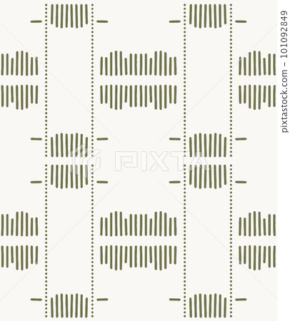Bohemian lines boho dots background pattern, modern elegant greengeometric graphics, stripe lines 101092849