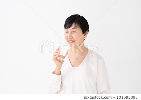 Woman drinking water Health Beauty 101093093