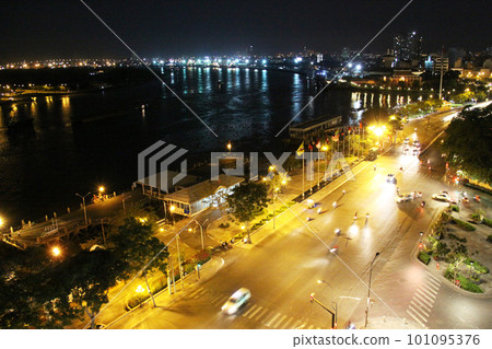 Night view of Ho Chi Minh Vietnam 101095376