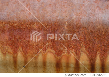 Pattern of rusted iron plate Pattern of rusted iron plate 101096598