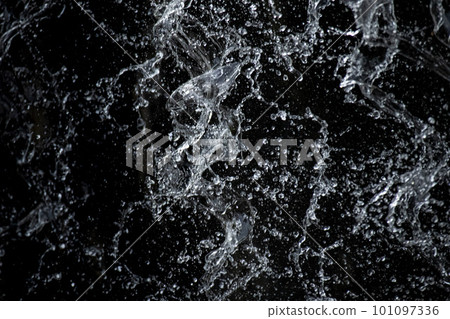 water splash and black background water splash and black background 101097336