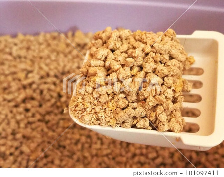 Scoop for lifting cat litter and cypress Scoop for lifting cat litter and cypress 101097411