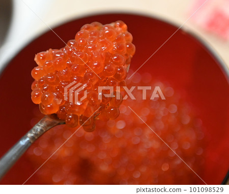 Salmon roe marinated in soy sauce Salmon roe marinated in soy sauce 101098529