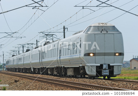 Hokuriku Main Line Mikawa-Kagakasama JR West 683 series T35+T25 formation (Kanazawa) Thunderbird Hokuriku Main Line Mikawa-Kagakasama JR West 683 series T35+T25 formation (Kanazawa) Thunderbird 101098694