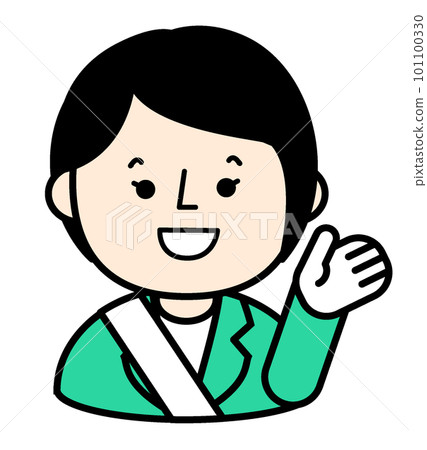 Politician person illustration simple 101100330