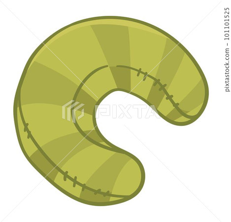 Pillow for traveling, cushion for neck vector 101101525