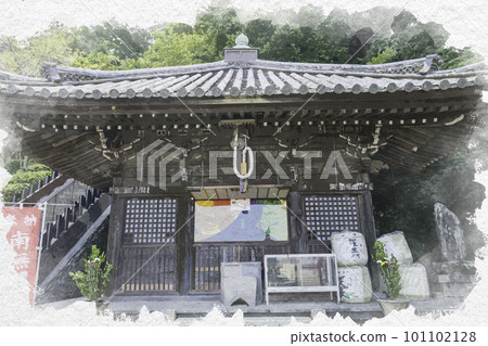 和歌山縣 和歌山市 和歌山 Kimiidera Daishido 的水彩風格 和歌山縣 和歌山市 和歌山 Kimiidera Daishido 的水彩風格 101102128