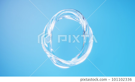Circular transparent liquid background material. twisting water. (Landscape) Circular transparent liquid background material. twisting water. (Landscape) 101102336