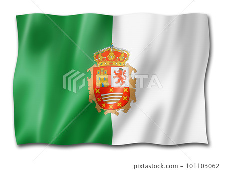 Fuerteventura, Canary islands flag, Spain 101103062
