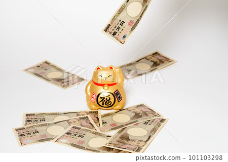Manekineko Cat figurine that attracts financial luck Manekineko Cat figurine that attracts financial luck 101103298