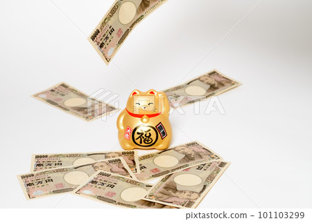 Manekineko Cat figurine that attracts financial luck Manekineko Cat figurine that attracts financial luck 101103299