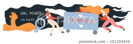 Feminist movement and protests against inequality 101103638