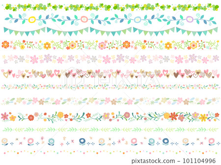 花、綠、葉、植物線組 12 種 101104996