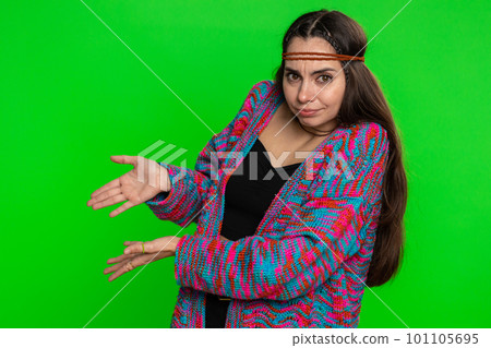 Woman raising hands asking what why reason of failure anti lifehacks ridicules disbelief irritation Woman raising hands asking what why reason of failure anti lifehacks ridicules disbelief irritation 101105695