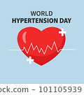 World Hypertension Day poster vector illustration 101105939