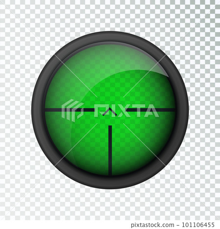 Realistic sniper sight thermal imager. Sniper scope with measurement thermal imager marks template. Sniper scope crosshairs view. Realistic vector optical sight. Realistic sniper sight thermal imager. Sniper scope with measurement thermal imager marks template. Sniper scope crosshairs view. Realistic vector optical sight. 101106455
