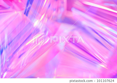pastel neon blue, purple, lavender, pink holographic metallic foil background 101107624