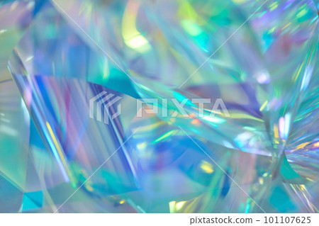pastel neon mint, turquoise, blue, purple holographic metallic foil background pastel neon mint, turquoise, blue, purple holographic metallic foil background 101107625