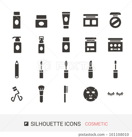 Product icon cosmetics silhouette icon 101108010