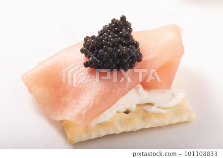Uncured Ham Canapes (Lumpfish Caviar) 101108833
