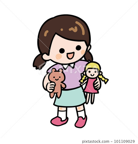 玩洋娃娃的女孩 101109029