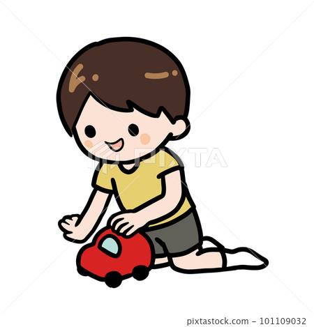 男孩在車裡玩 男孩在車裡玩 101109032