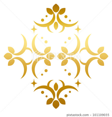 奢華古董圖案金 奢華古董圖案金 101109035