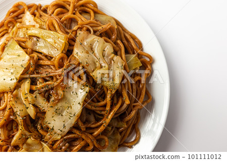 Yakisoba on a white background 101111012