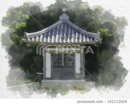 和歌山縣和歌山市水彩風格的和歌山伊勢山會館 和歌山縣和歌山市水彩風格的和歌山伊勢山會館 101112029