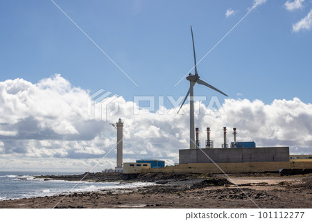 Industrial zone of Puerto del Rosario, Fuerteventura 101112277