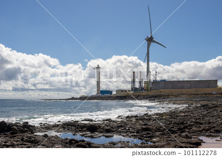 Industrial zone of Puerto del Rosario, Fuerteventura 101112278