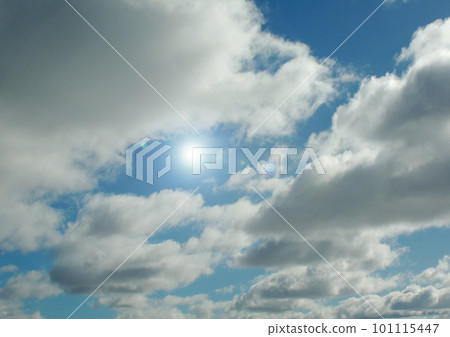Cloudy sky background 101115447
