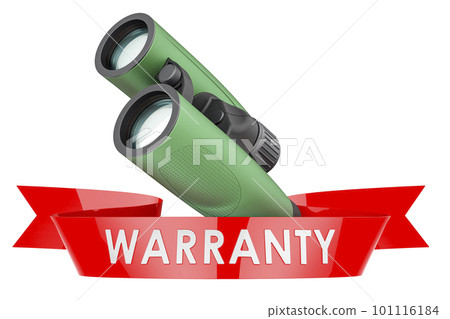 Military binocular, warranty concept. 3D rendering 101116184