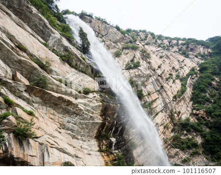 Waterfall in sacred Songshan mountains in Henan province, China Waterfall in sacred Songshan mountains in Henan province, China 101116507