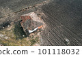aerial abandoned farmhouse 101118032