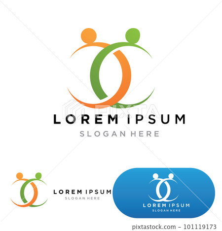 Adoption children logo and symbol health vector Adoption children logo and symbol health vector 101119173