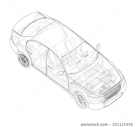 Electric Vehicle Sketch 101121456