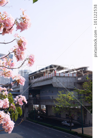 Landscape of BTS Mo Chit Station, Bangkok, Thailand 101122538