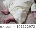 Baby's foot to take a nap Baby's foot to take a nap 101122972
