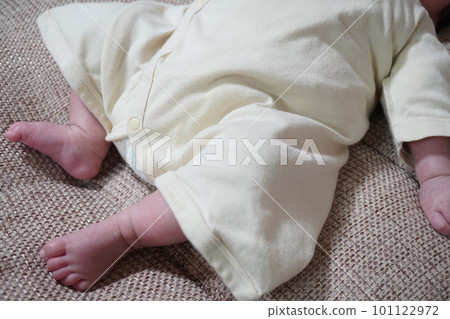 Baby's foot to take a nap Baby's foot to take a nap 101122972