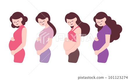 Pregnant women set 101123274