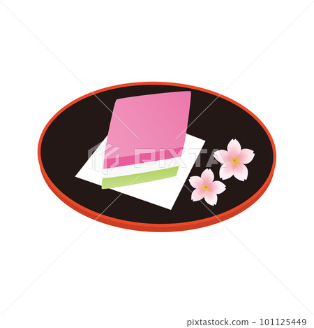 Hinamatsuri hishimochi(盂蘭盆節和櫻花) Hinamatsuri hishimochi(盂蘭盆節和櫻花) 101125449