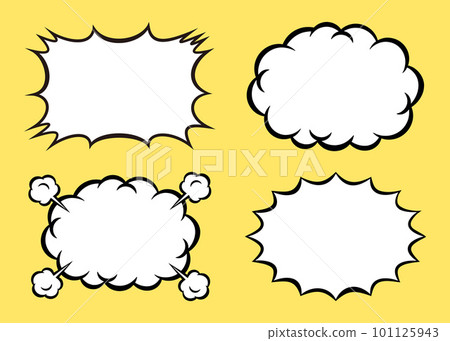 speech bubble frame set 101125943