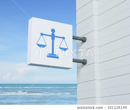 Business legal service concept, 3D rendering 101126149