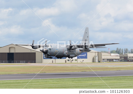 Belgian Air Force C-130H Hercules Takeoff 101126303