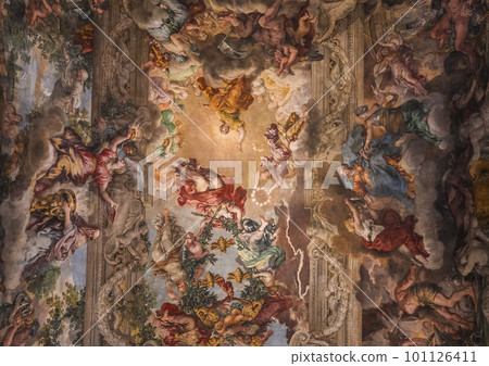 Ceiling fresco in Palazzo Barberini, Rome, Italy 101126411