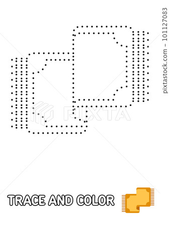 Prayer Rug tracing and coloring worksheet for kids Prayer Rug tracing and coloring worksheet for kids 101127083
