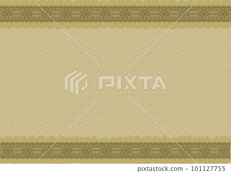 Background illustration of Japanese pattern hemp leaf pattern and belt pattern 101127755
