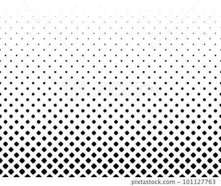 Geometric pattern of black figures on a white background.Seamless in one direction. Geometric pattern of black figures on a white background.Seamless in one direction. 101127763
